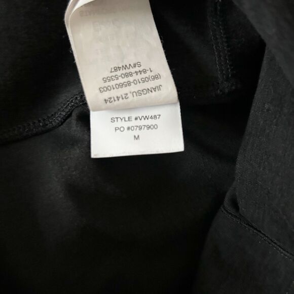 Vuori Mid Rise Elevation Performance Slim Bootcut Legging Black Heather Sz Med - Picture 5 of 5